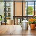 thumbnail image 3 of LEDMOMO Rustic Style Wooden Planter Holder with Woven Flower Pot Rack for Home, 3 of 7