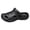 Black, variant on Mens Orthopedic Closed Toe Walking Slides Sandals with Back Strap EVA Arch Support Comfortable Non Slip Nursing Work Clogs Garden Shoes Beach Pool Slippers Indoor Outdoor Black Size 11