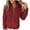 Wine, variant on Chbgutlmr Fleece Jacket Women Full Zipper Long Sleeve Comfy Warm Coats Winter Hooded Casual Fuzzy Outerwear with Pockets