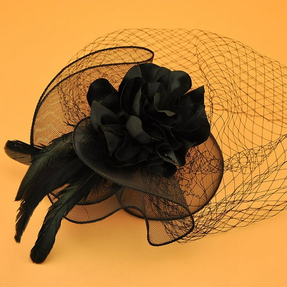 Milisten Prom Fascinator Clip for Mesh for Evening Party 1Set