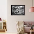 thumbnail image 3 of Historic Framed Print, [Ivy Olson, Cleveland AL, at National Park, Washington, D.C. (baseball)], 17-7/8" x 21-7/8", 3 of 9