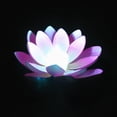 thumbnail image 3 of Linterna flotante LED, lámpara de loto, lámpara de bendición y deseos, material EVA, tipo anfibio JM, 3 of 5