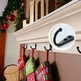 thumbnail image 5 of GrooFoo 10 Piezas Perchero Retro Gancho de Pared de Metal Negro Gancho Individual Atornillable Perchero de Pared Vintage para Albornoz Estantes del Hogar Cajones Taquillas Baño con 20 Tornillos, 5 of 5