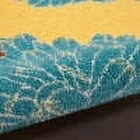 Nourison Allur Floral Yellow Multicolor 7'10" x 9'10" Area Rug, (8x10)