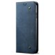 thumbnail image 5 of KAIYANG Funda de cuero tipo billetera para teléfono Honor Magic6 Pro 5G con textura de tela vaquera, estilo caqui C Honor Magic6 Pro 5G Azul, 5 of 5