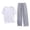 White1, variant on StSilkitty Men's 2 Piece Outfits Short Sleeve Crewneck Athletic T Shirts and Pants Sets Lightweight Comfy Loungewear Set