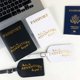 thumbnail image 3 of Juego de pasaportes para parejas de viajes personalizados Etiqueta de equipaje única, 3 of 5