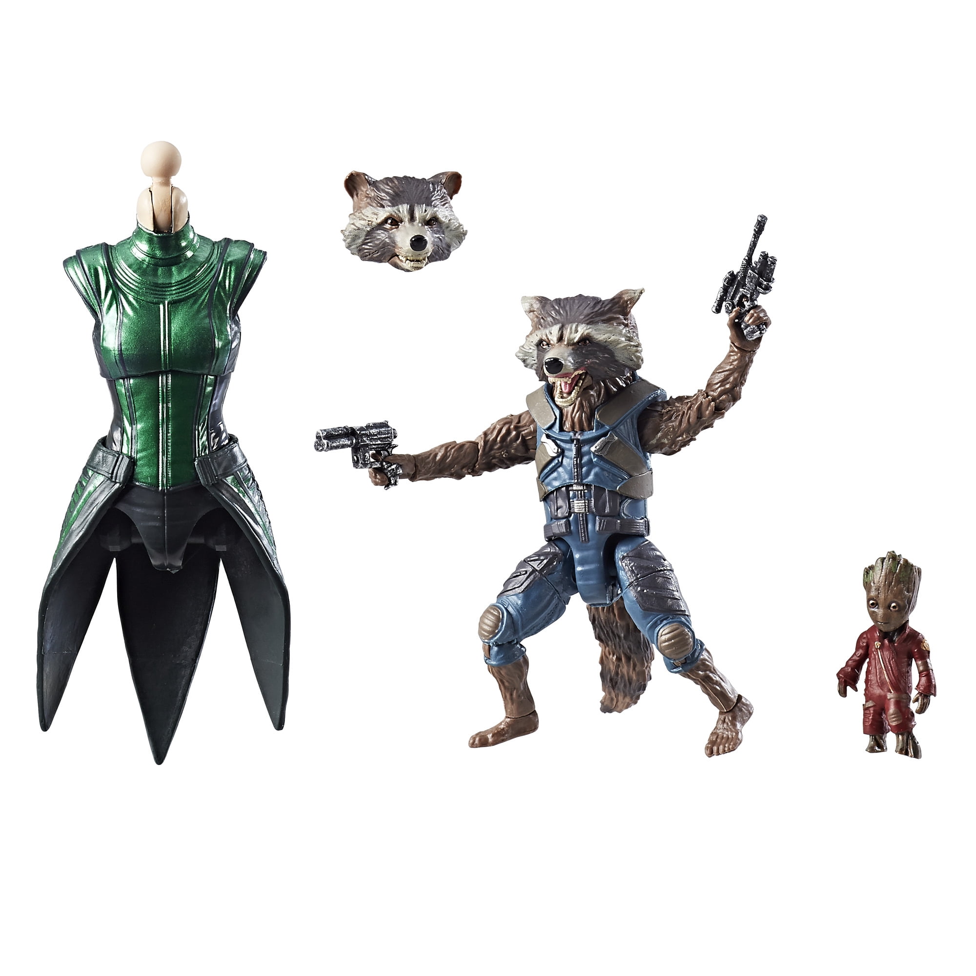 GUARDIANS OF THE GALAXY 2 Star-Lord & Rocket Raccoon Marvel Select Action Figure 