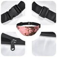 thumbnail image 6 of Easygdp Delicate Pink Carnations A Fanny Pack for Men Women,Fashion Waist Packs,Travel Hiking Chest Bag Daypack, 6 of 7