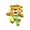 A, variant on 2026 World- Cup Cartoon Mascot Resin Figurine 1.5 inches，Cute Cartoon Mascot Statue Tabletop Ornament，Soccer Theme Table Decoration Centerpiece for Home Office Kitchen - F