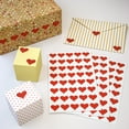 thumbnail image 4 of Royal Green Glitter Heart Sticker 3/4 inch Silver Labels for Stationery, Invitations, Party Favors and Crafts 19mm - 200 Pack, 4 of 7