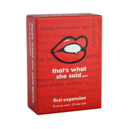 That's What She Said - First Expansion (What's The Best Game In The World)