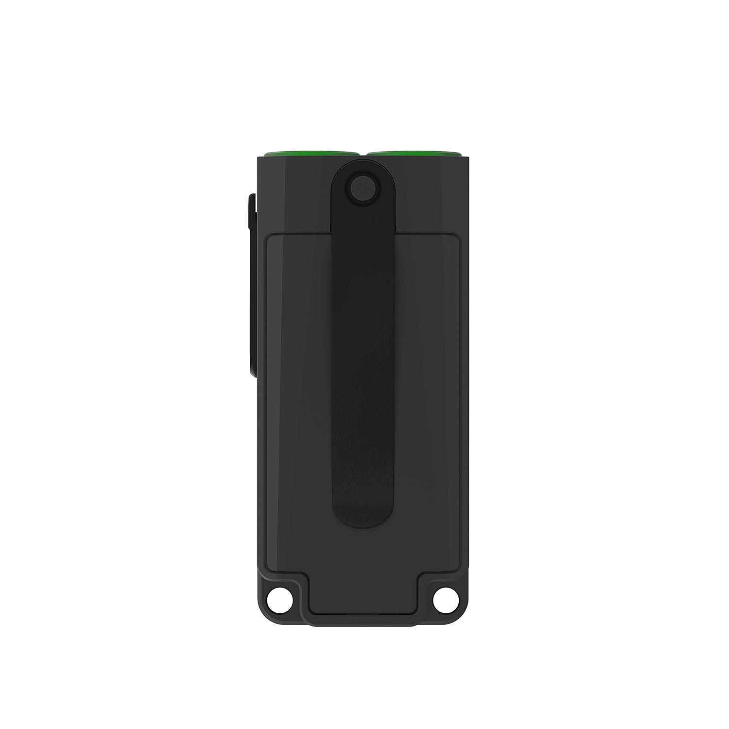 Kodiak Kompact 1000-Lumen LED Flashlight, Rechargeable Portable Light with Pocket & Cap Clip, Black/Green