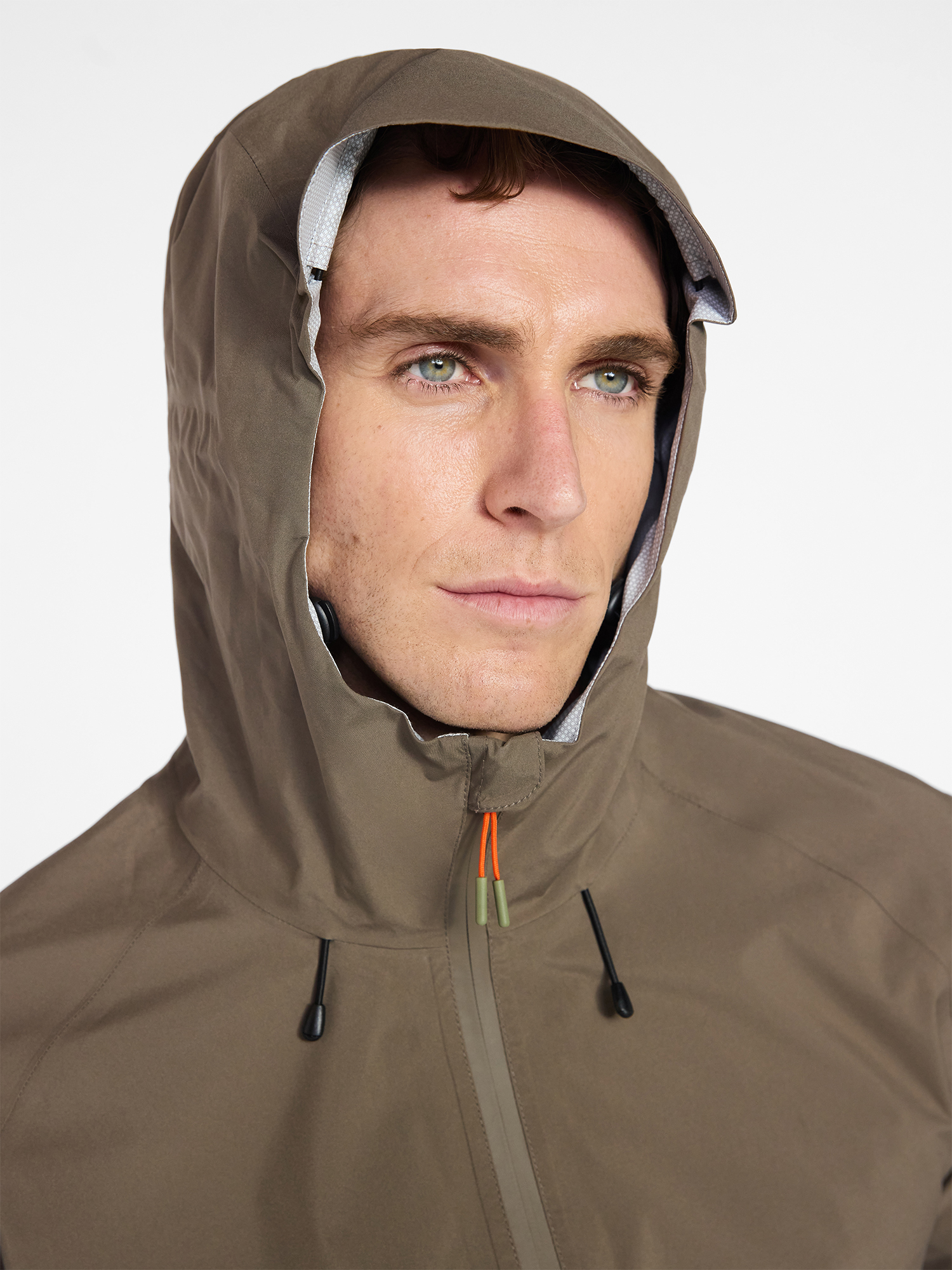 Ozark Trail Men's and Big Men's Sealed Seam Rain Jacket Pinnacle System, Sizes S-3XL