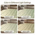 thumbnail image 7 of ODIKA Cream Ombre Boho Gradient Herringbone Zigzag Stripes Border Faded Foldable Easy Care for King Size Bedroom, Master Suite, Under Bed, 7 of 7
