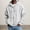 White, variant on MHFRRA Hoodie Men Knit Zip up Hooded Sweatshirt Casual Soft Warm Lined Pullover with Front Pockets XXXXXL