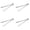 A 4PCS, variant on Tweezer Tongs for Cooking Stainless Steel Sausage Barbecue Tool Long Stainless Steel Clamps Kitchen Utensils for Food Grilling Coating and Serving Camping Cooking Accessories 9.8inch
