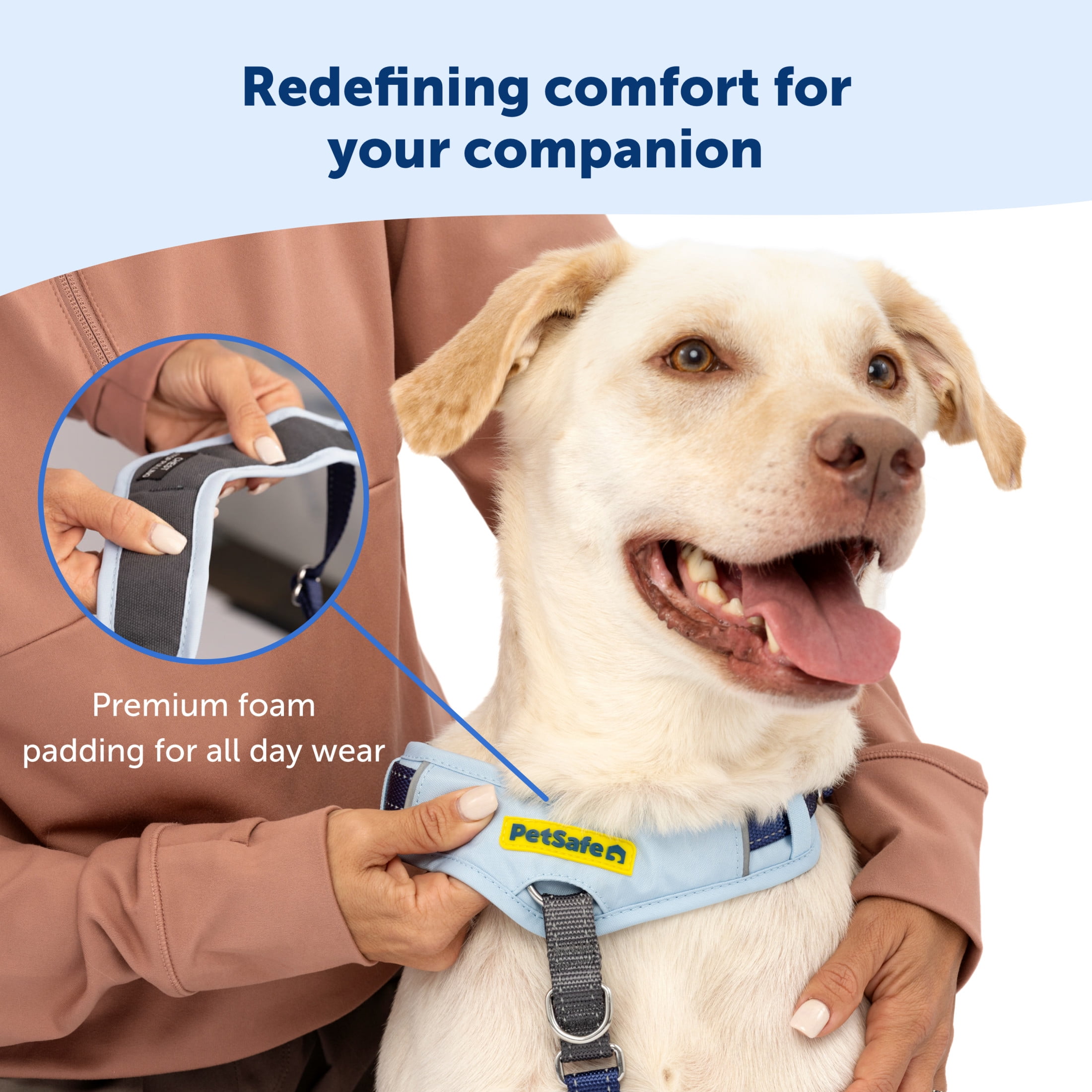 PetSafe Easy Walk Comfort No-Pull Dog Harness, 5 Adjustement points, S/M, Pink