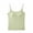 #220-Green, variant on Womens Seamless Camisole Top Built-in Bra Solid Color Waist Contouring Cable-Free Support Comfortable Layering Staple Casual Lounge Wear