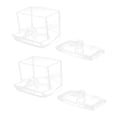 thumbnail image 5 of PBPBOX Single Layer Cotton Swab Box Transparent Acrylic 2Pcs, 5 of 6