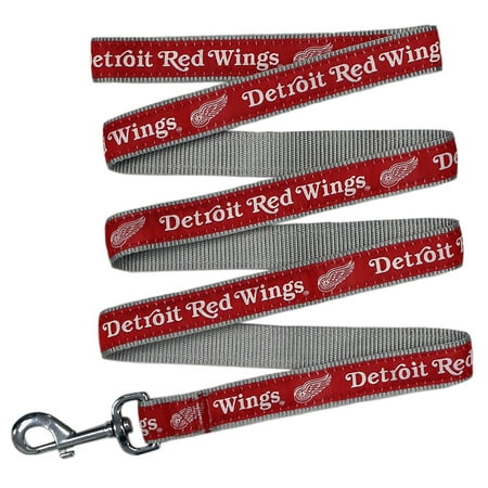 UPC: 0849790076716 | Pets First NHL Detroit Red Wings Leash! Licensed Heavy-duty Strong Durable Leash for Dogs Cats