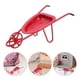 thumbnail image 5 of Miniature Garden Cart Model for Decor Red Iron Crafted, 5 of 5