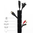 thumbnail image 4 of Sistema de de cables cables de cables para televisores 41 * 4 pulgadas S Baoblaze Gestión de cables con agujeros, 4 of 8