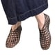 thumbnail image 5 of Sandalias Planas Casuales Zapatos Playa Bailarinas Ahuecadas Planos para Mujer Punta Cuadrada Ligero Transpirable Viajes Al Aire Libre, 5 of 9