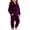 Purple, variant on Boys Girls Velour Tracksuit Set Hoodie Jacket with Pants Long Sleeve Solid Color Back to School Warm Jogger Outfit for Kids 9 Months-8 Years