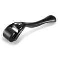 thumbnail image 1 of Rodillo de microagujas para rostro, rodillo para barba, rodillo de microagujas para mujeres y hombres, rodillo de microagujas para rostro, cuero cabelludo, Derma 0,20 mm negro, 1 of 5