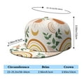 thumbnail image 5 of Vintage Snapback Hat for Men & Women - Antique Lovers Baseball Cap with Worn-Out Effect, Adjustable Flat Brim, Rustic Style, 5 of 8