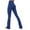 Blue-03, variant on Flare Scrunch Leggings for Women V Cross Waist Bell Bottom Yoga Pants Bootcut Workout Leggings