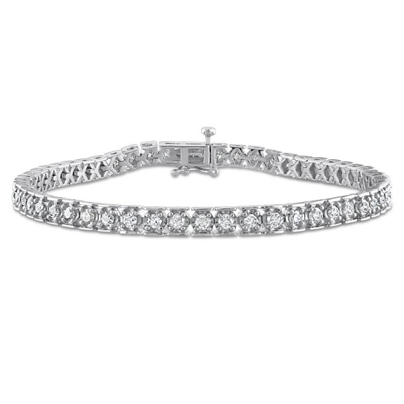 Everly Women's Diamond Sterling Silver Tennis Bracelet