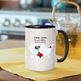 thumbnail image 3 of Kantaco True Love Knows No Distance Mug, Long Distance Mug For Couple, State Mug, Couples Mugs, Custom Mug With Photo, Valentine's Day Mug, 3 of 6