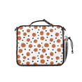 thumbnail image 3 of Basketball and Leopard White Pattern Bento School Insulated Lunch Bag Box with Shoulder Strap and Bottle Holder, 11" X 9.5" X 3.5", 3 of 5