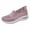 Pink, variant on Loafers for Women 2026 Fashion Mesh Walking Shoes Breathable Sport Gym Fitness Trainers Athletic Shoes Casual Slip on Sock Sneakers Black Size 6