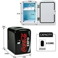thumbnail image 2 of Zero  Fridge - 6 Can Portable Refrigerator for Car Office Dorm, 12V/110V Dual Power Beverage Cooler with Thermoelectric Cooling, 2 of 7