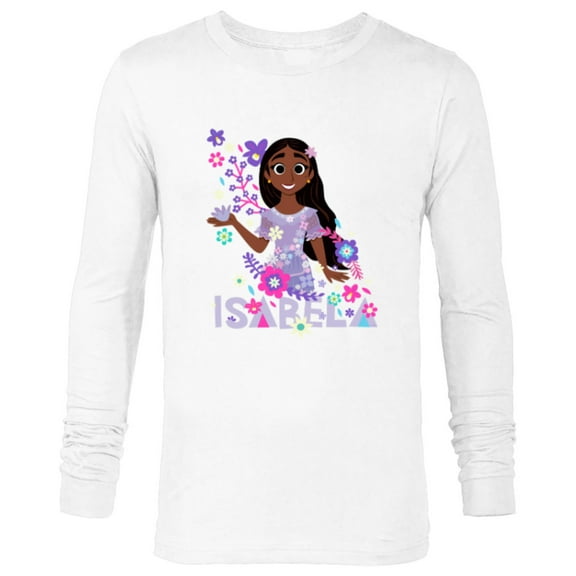 Disney Encanto Isabela Madrigal Flowers - Long Sleeve T-Shirt for Men - Customized-White