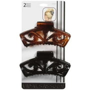 Vidal Sassoon: Brown/Black Model #Vs15047 Claw Clips, 2 ct