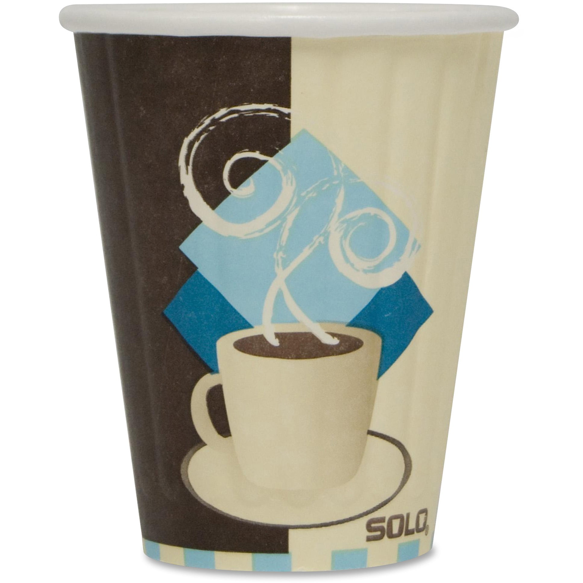 Solo Insulated Paper Hot Cups 8 oz 50 / Pack Beige Paper Hot