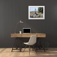 thumbnail image 3 of Borelli, Guido 18x15 White Modern Wood Framed Museum Art Print Titled - Place Garibaldi in Nice, 3 of 4
