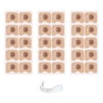 thumbnail image 1 of 15 Pares Kit Dilatadores Respiración Nasal Magnética para Reducir El Ronquido (cuadrado Blanco), 1 of 3