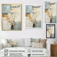 thumbnail image 4 of Designart "Golden Beige Road Tapestry" Abstract Collages Floater Framed Canvas Wall Art, 4 of 5