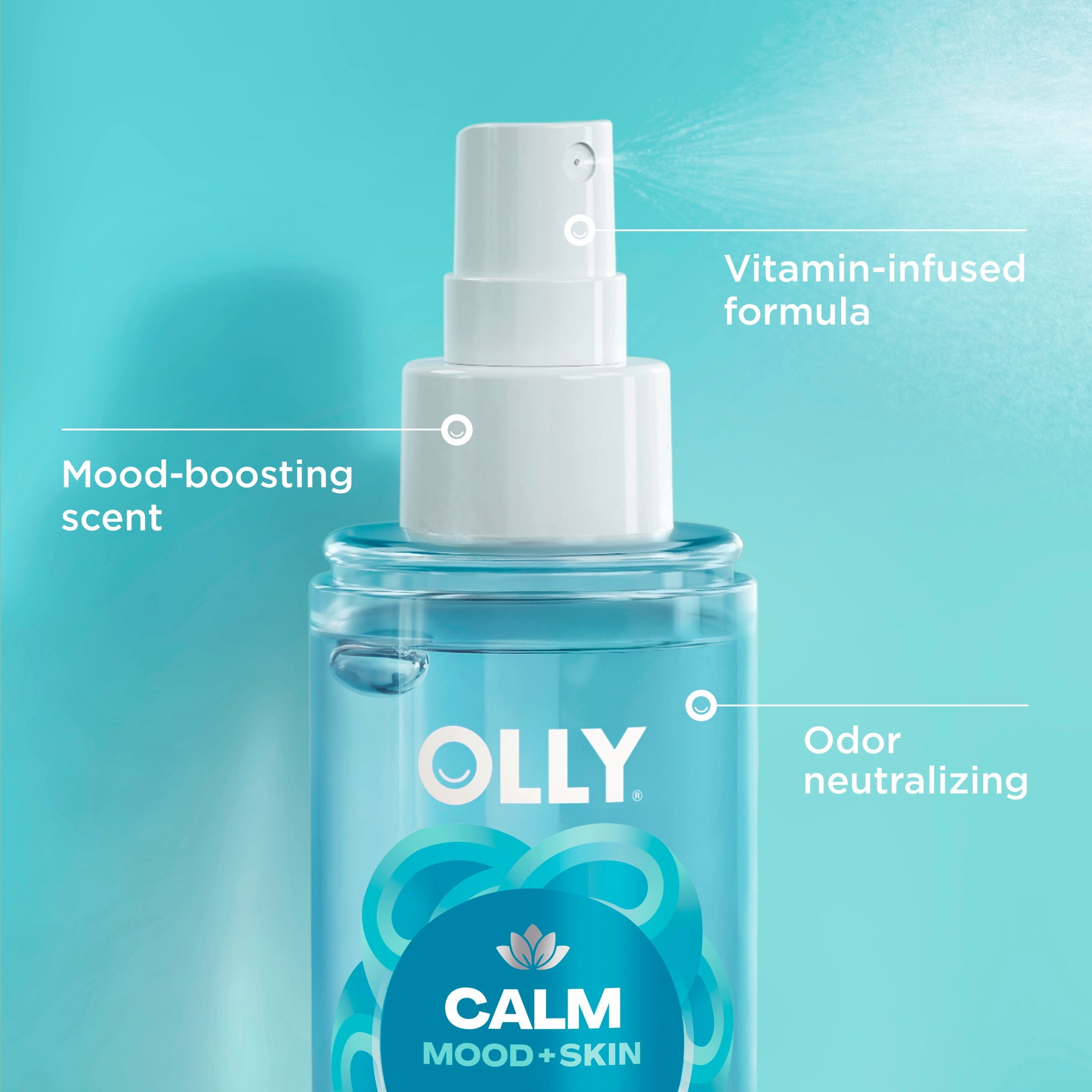 OLLY Body Mist For Women Relaxing Eucalyptus Scent To Help You Feel Calm And Grounded, 5 fl oz