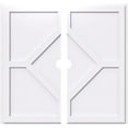 thumbnail image 1 of Ekena Millwork CMP24EY2-02000 24 Po OD x 2 Po ID Carré Embry Architecture Grade PVC Contemporain Médaillon de Plafond - 2 Pièces, 1 of 1