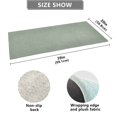 thumbnail image 3 of Haosy Spearmint Bathroom Rugs Non Slip Absorbent Soft Plush Quick Dry Bath Mat, 39"x20", 3 of 8