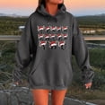 thumbnail image 2 of WILLBEST Sudadera de Mujer, Estilo Casual de Invierno, con Estampado Navideño Del Alfabeto, Cordón Ajustable, Bolsillo y Manga Larga Grande, 2 of 4