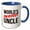 Blue/White, variant on 3drose, Worlds Okayest Uncle, 11oz Magic Transforming Mug
