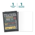 thumbnail image 4 of Tree-Free Greetings Teacher Appreciation Greeting Card, 5x7, Awesome Teacher (GO64452), 4 of 7