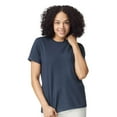 thumbnail image 5 of Gildan - Heavy Cotton Women’s T-Shirt , 5.3 oz. 100% Cotton Bulk Tee, Assorted Short Sleeve Crewneck Plain Tees, Multi Pack Solid T-shirts (Dark+Bright Color 4 Pack, L), 5 of 7